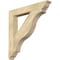 Ekena Millwork Funston Traditional Rough Sawn Bracket, Douglas Fir, 4"W x 30"D x 30"H BKT04X30X30FST01RDF - alternate 1